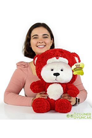 70 Cm Uykumcuk Gold Kapüşonlu Peluş Ayı