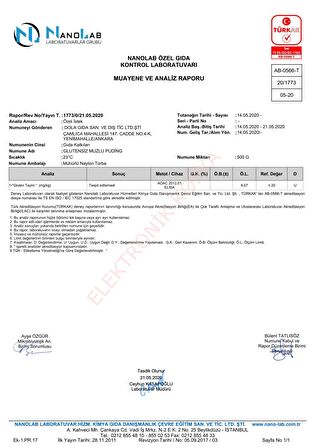 Dola Glutensiz Çilekli Puding 5 adet