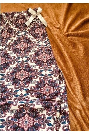 Cepsiz Viskon Yazlık Kadın Pijama Altı V40