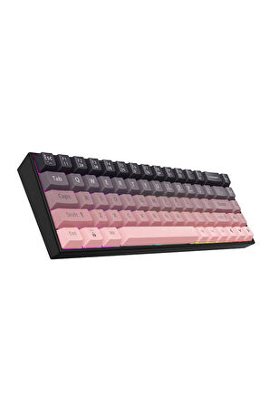 Ak680 Kahverengi Switch Hot-swap Kablolu Mekanik Oyuncu Gaming Klavye