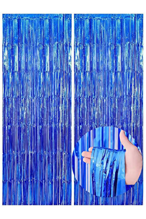 Metalize Arka Fon Perde Parti Doğum Günü 175cm× 80 cm