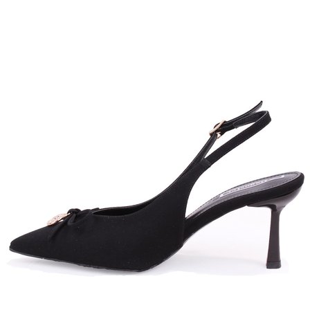 Dagoster DZA07-12042727 Siyah 8 cm İnce Topuklu Abiye Kadın Ayakkabı