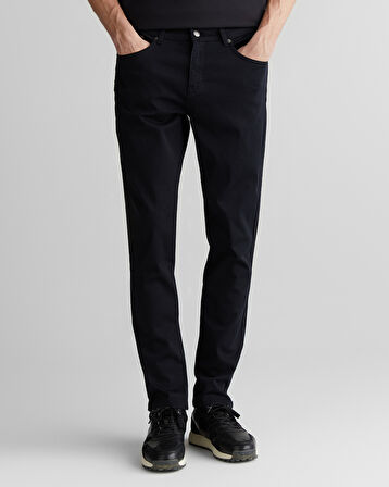 GANT Erkek Siyah Slim Fit Pantolon