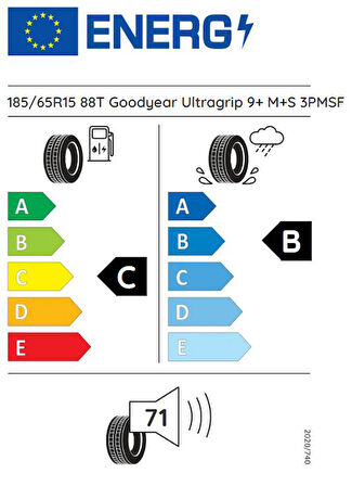 185/65R15 88T UG9 ULTRAGRIP GOODYEAR