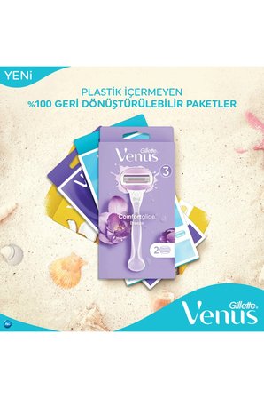 Comfortglide Olay Tıraş Makinesi + 6 Adet Yedek Tıraş Bıçağı