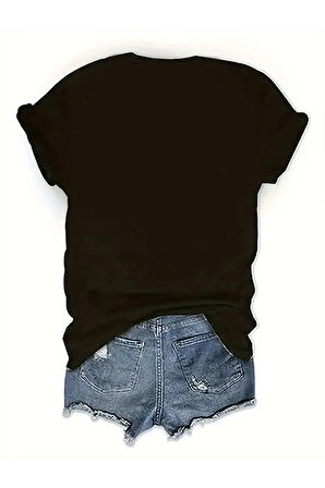 Unisex Pamuklu Ciao Ön Baskılı Tasarım Tshirt