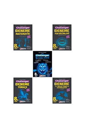 LGS 8. Sınıf ChallengerTüm Dersler 5li Deneme Seti