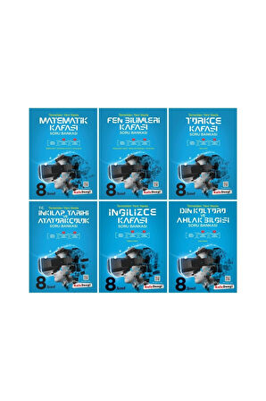 LGS 8. Sınıf Soru Bankası Tüm Dersler 6lı Set