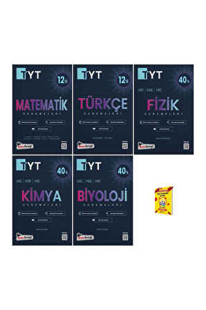 TYT Denemeler Matematik Türkçe Fizik Kimya Biyoloji 5li Set