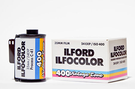 ILFORD ILFOCOLOR VINTAGE TONE 400 PLUS 35MM FILM 24 EXP