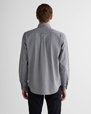 GANT Erkek Gri Regular Fit Düğmeli Yaka Gömlek