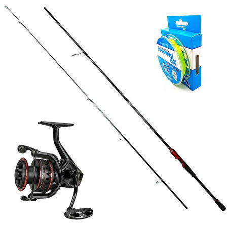 Okuma Ceymar HD C4000  - Fujin Red Romeo 270cm 8-37gr Spin Olta Seti