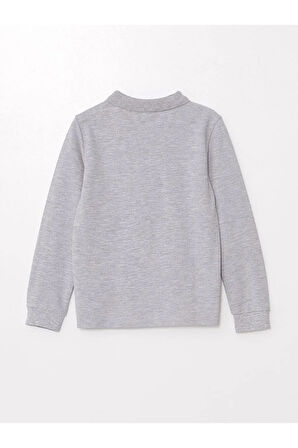 ÇOCUK & GENÇ OKUL VE GÜNLÜK KULLANIMA UYGUN POLO YAKA UZUN KOLLU TİŞÖRT LL.t-shirt-LONG.1.LL