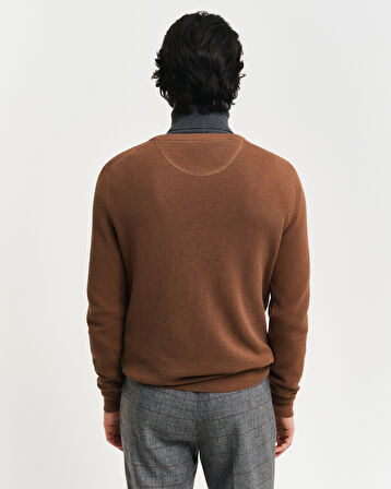 GANT Erkek Regular Fit Bisiklet Yaka Kazak