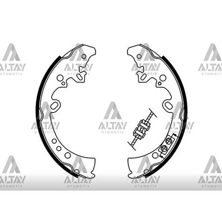 FREN BALATA HILUX 06-11 / 15= 4X4 REVO PABUÇ ARKA