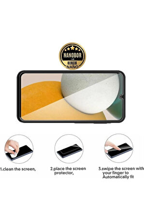 Xiaomi Redmi 13C 5G Tam Kaplayan Ekran Koruyucu Kırılmaz Cam - İnce ve Esnek