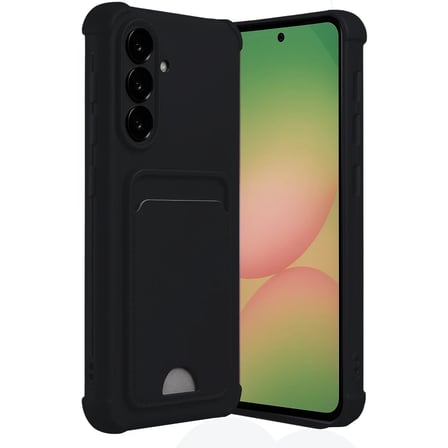 Samsung Galaxy A17 5G Kelvin Kartvizitli Silikon - Siyah