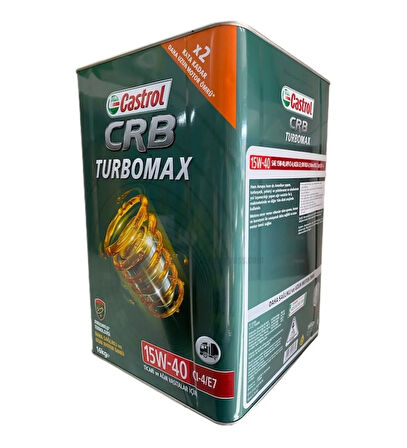 Castrol CRB Turbomax 15W-40 CI-4 16 Kg Motor Yağı -Üretim Yılı: 2022