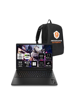 Hyperx Omen 15 i5-14500HX 16GB 512GB SSD RTX5060/8GB 15.3" WUXGA 165Hz W11P Gaming Laptop