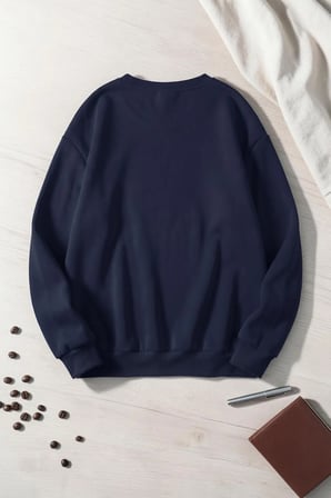 Unisex Miami Baskılı Bisiklet Yaka Sweatshirt