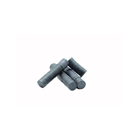 Magnet Mıknatısı Deliksiz Mıknatıs Yuvarlak Deney Mıknatısı 15x3mm- 10 Adet