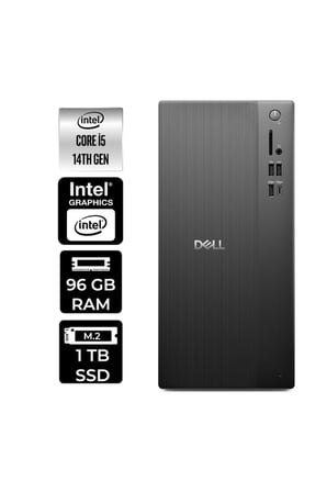 Tower ECT1250 i5 14400 96GB 1TB SSD W11H Masaüstü Bilgisayar & PER4 USB Bellek
