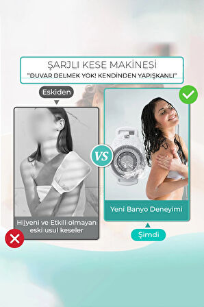 Şarjlı Kese Makinesi Yapışkanlı Kolay Montaj