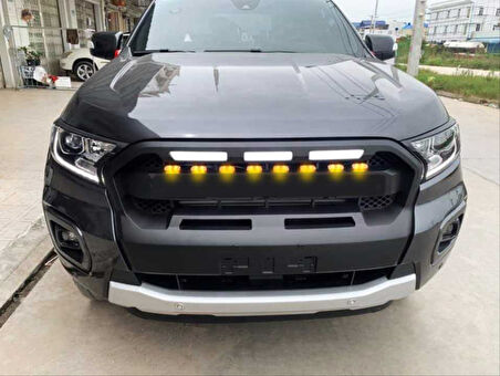 Ford Ranger T7 & T8 / 2019+ Uyumlu Ledli Panjur / İnce Tip