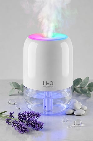 Taşınabilir Mini USB Hava Nemlendirici & Aroma Difüzör - Araç, Ofis ve Bebek Odası İçin Sessiz Buhar Üfleyici