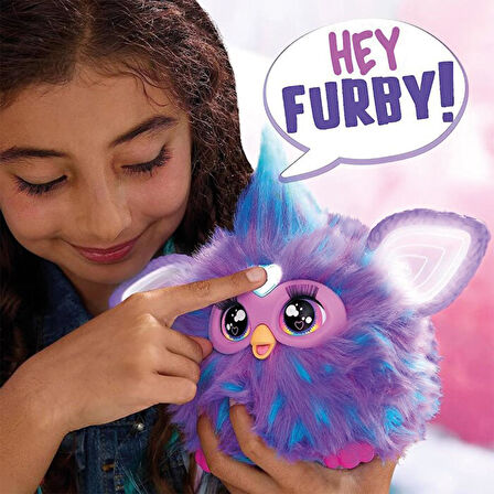 Etkileşimli Pelüş Furby İnteraktif Peluş, Fioletowa