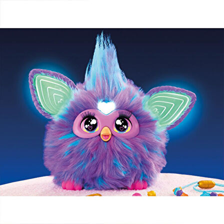 Etkileşimli Pelüş Furby İnteraktif Peluş, Fioletowa