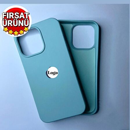 İphone 14 Pro Uyumlu Logolu İçi Kadife Telefon Kılıfı