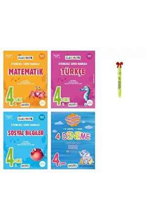 4.Sınıf Classmate Matematik Türkçe Sosyal Bilgiler 4'lü Deneme