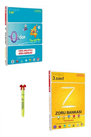 Tonguç 0'dan 4'e Hazırlık kitabı ve 3.Sınıf Zoru Bankası