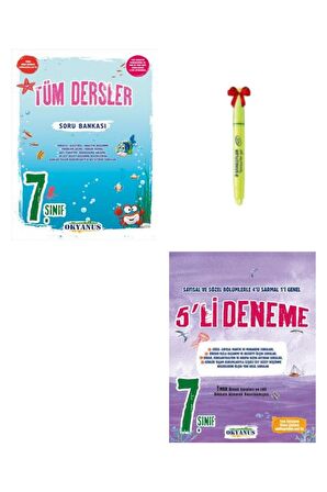 7.Sınıf Tüm Dersler ve 5'li Deneme