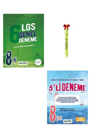 LGS 8.Sınıf 6'lı Genel Deneme ve 5'li Genel Deneme