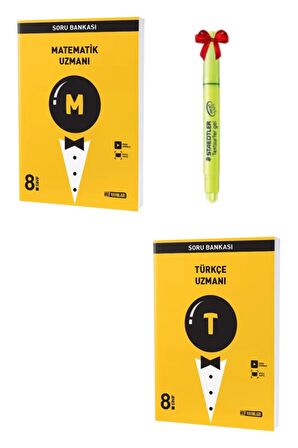 LGS 8.Sınıf Matematik ve Türkçe Uzmanı Soru Bankası