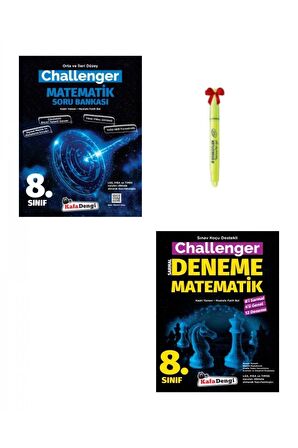 LGS 8.Sınıf Challenger Matematik Soru Bankası ve Matematik Deneme