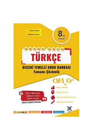 8. Sınıf Omage Gold Türkçe Soru Bankası