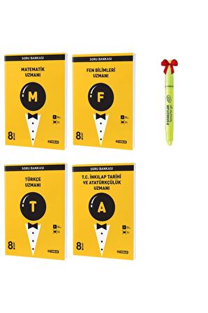 LGS 8.Sınıf Matematik Fen Türkçe ve İnkılap Uzmanı Soru Bankası