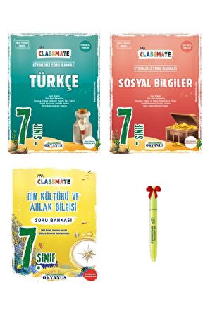 7.Sınıf Classmate Türkçe Sosyal Bilgiler Din Kültürü Soru Bankası