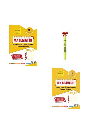 LGS 8.Sınıf Beceri Temelli Matematik ve Fen Bilimleri Soru Bankası