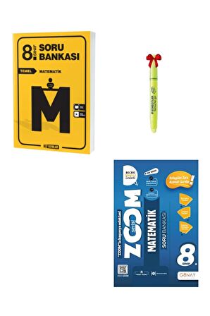 LGS 8.Sınıf Temel Matematik ve Zoom Matematik Soru Bankası