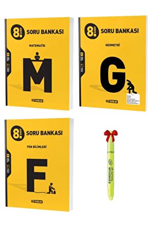 LGS 8.Sınıf Matematik Geometri ve Fen Bilimleri Soru Bankası