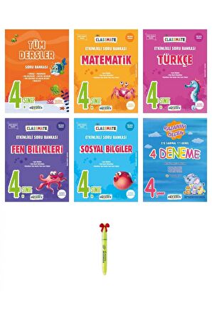 4.Sınıf Classmate Tüm Dersler Matematik Türkçe Fen Sosyal 4'lü Deneme