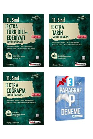 11.Sınıf Extra Edebiyat Tarih ve Coğrafya Soru Bankası