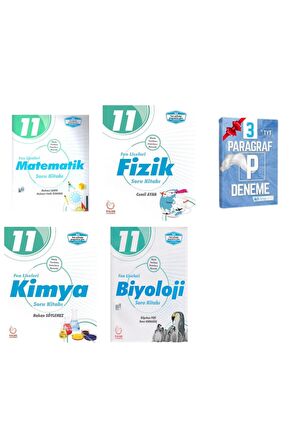 11. Sınıf Fen Liseleri Matematik Fizik Kimya Biyoloji Soru Kitabı