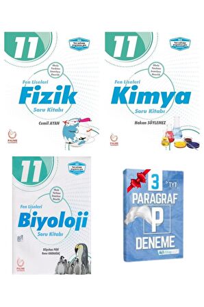 11. Sınıf Fen Liseleri Fizik Kimya Biyoloji Soru Kitabı