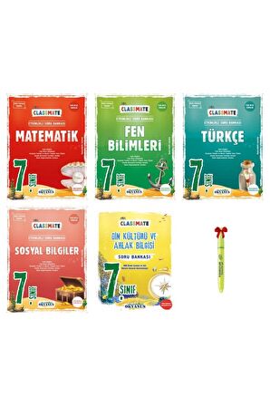7.Sınıf Classmate Matematik Fen Türkçe Sosyal Din Soru Bankası