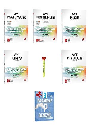 AYT Matematik+Fen+Fizik+Kimya+Biyoloji Deneme Tamamı Video Çözümlü